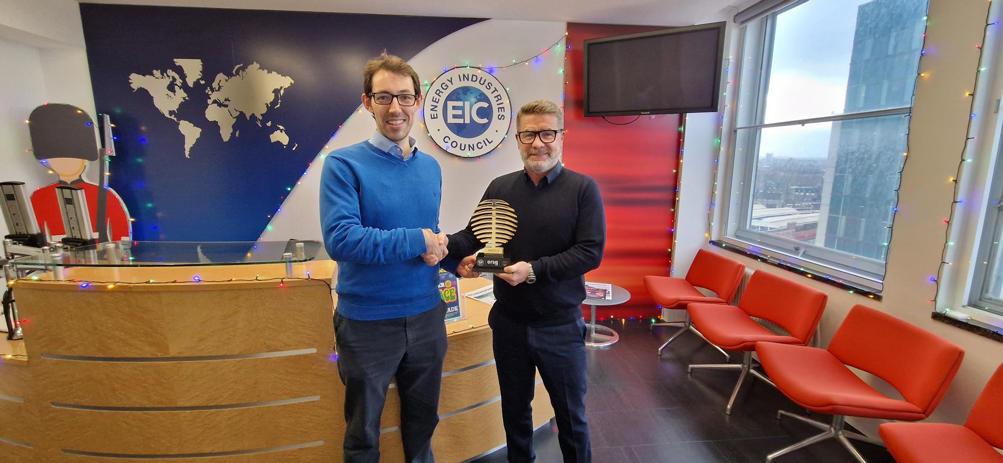 Daniel Kirmatzis Membership Manger presenting to CEO Jim Ryan 09.12.25.jpg